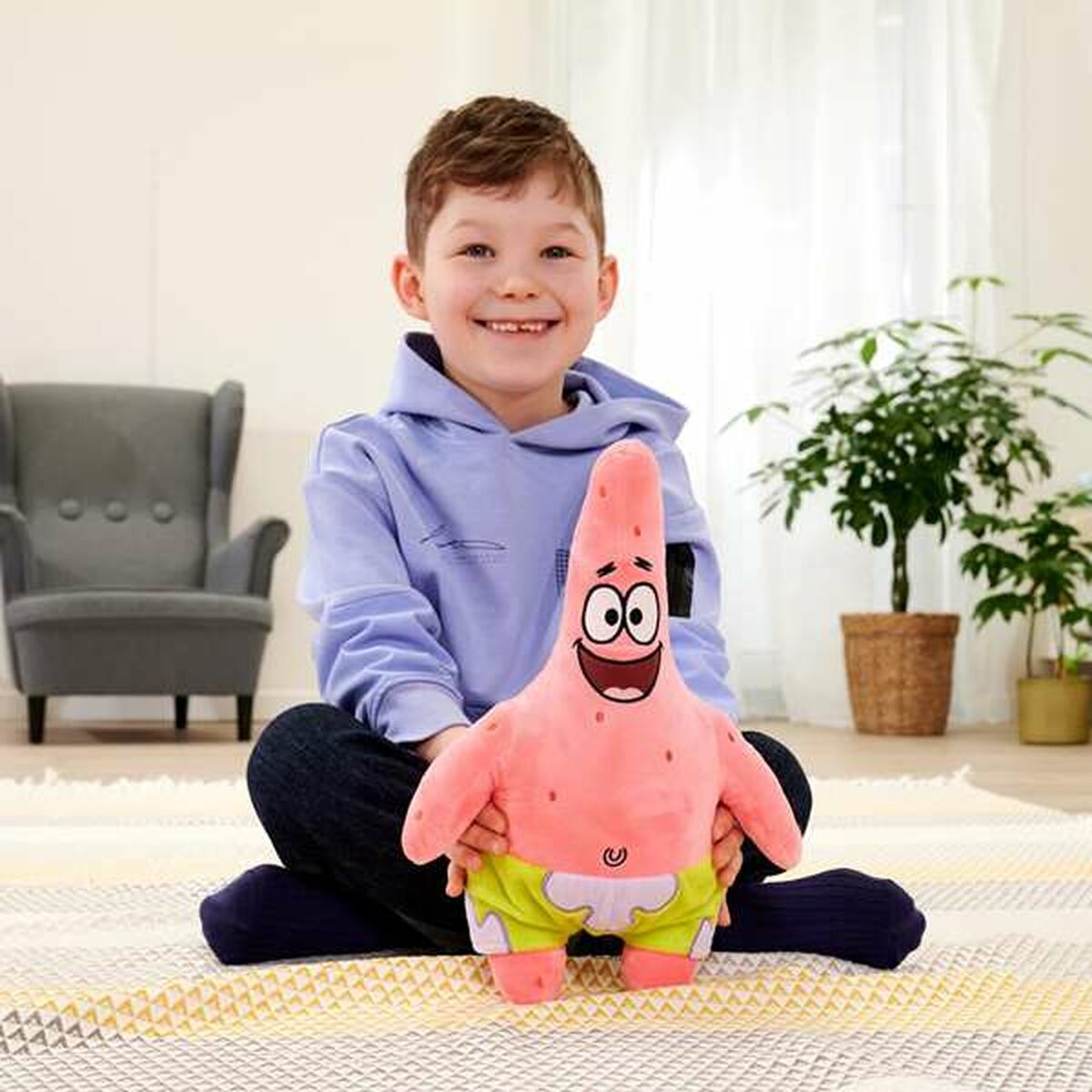 Pehmolelu patrik 35 cm, spongebob hahmo lapsille pehmoinen lahja synttäreille