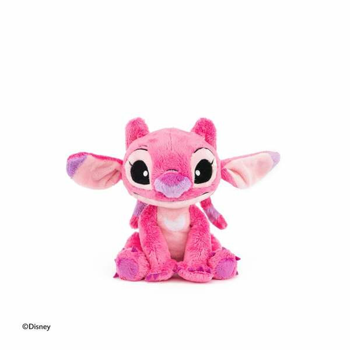 Pehmolelu Stitch 25 cm, pinkki pehmo - pehmeä lahja tytöille & pojille unikaveriksi
