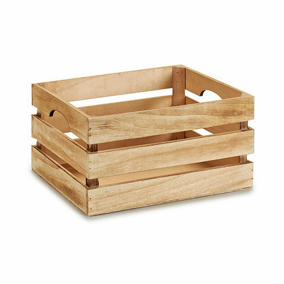 Puinen laatikko koristerasia 31 x 16 x 21 cm, poppeli haapa, ruskea, 18 kpl