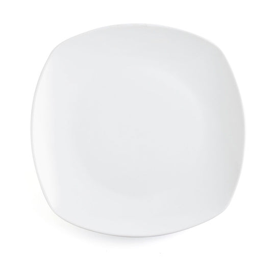 Ruokalautanen 26,6 cm keraaminen, valkoinen, pinottava - 6 kpl