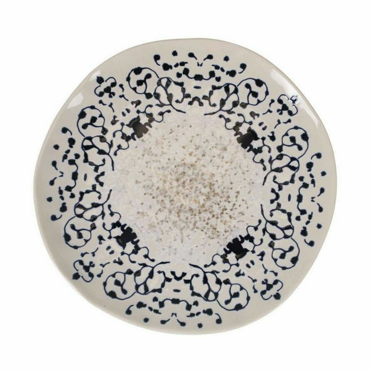 Ruokalautanen Ø 26 cm, 6 kpl - koristeltu matala lautanen pöytään, arkikäyttöön
