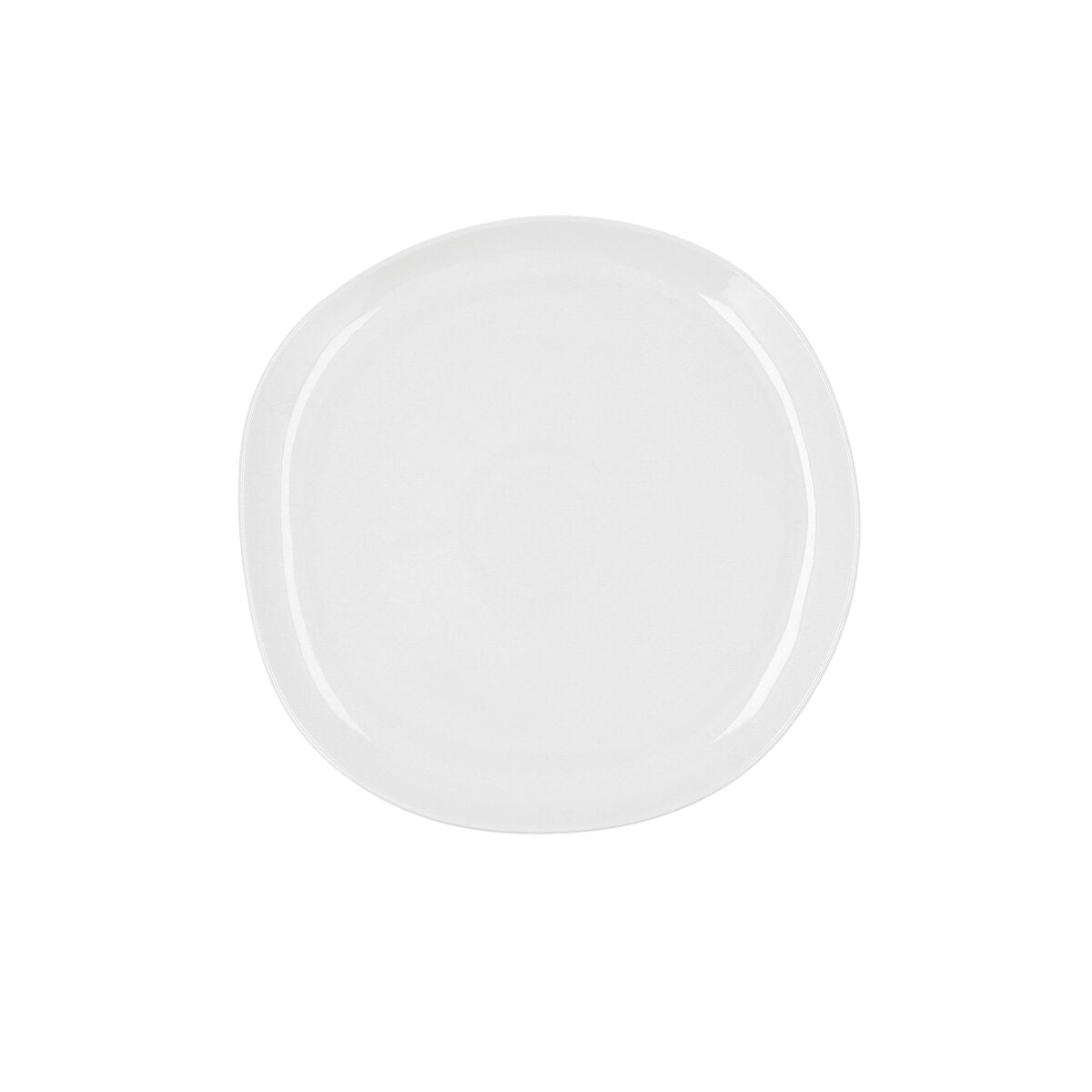 Ruokalautanen 27 cm, keramiikkalautanen, astianpesukone- ja mikrouuniystävällinen, 6 kpl, valkoinen