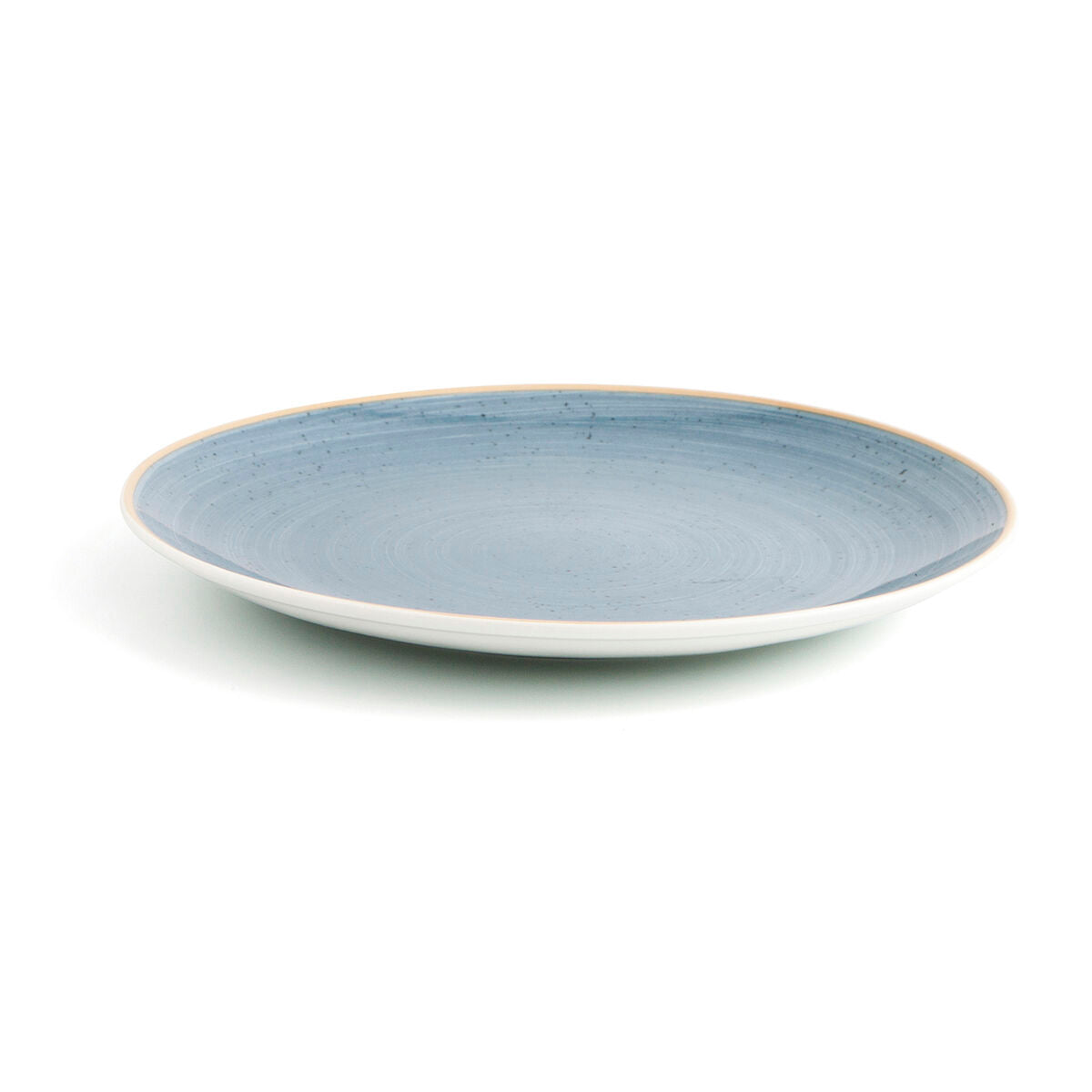 Ruokalautaset 27 cm keramiikka sininen, 6 kpl, arkeen & juhlaan konepesunkestävä