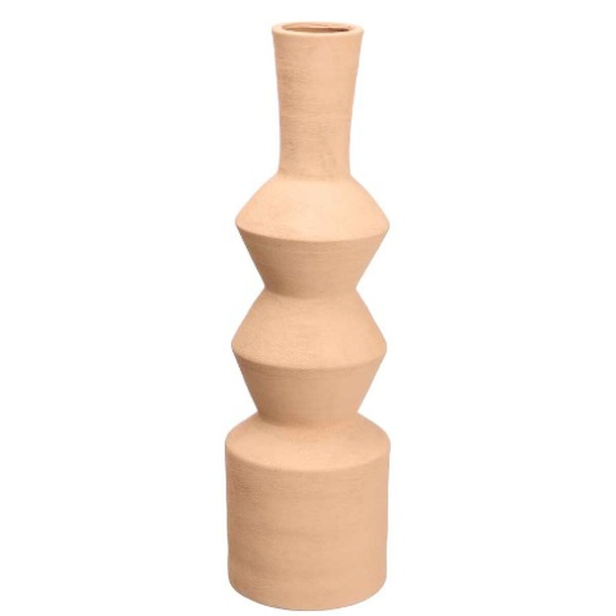 Ruskea maljakko, geometrinen 60 cm keramiikka moderni muotoilu kodin olohuone