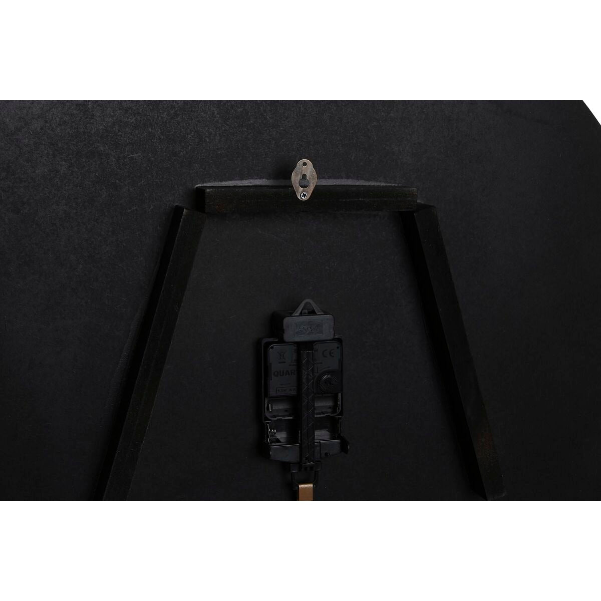 Seinäkello polkupyörä 58 cm, 2 kpl, MDF & metalli, monivärinen kukkakori