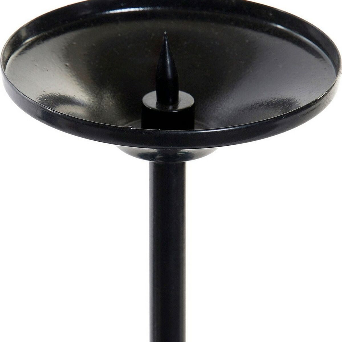 Kynttilänjalka sininen kristalli & metalli 25 cm, solmu-design sisustukseen