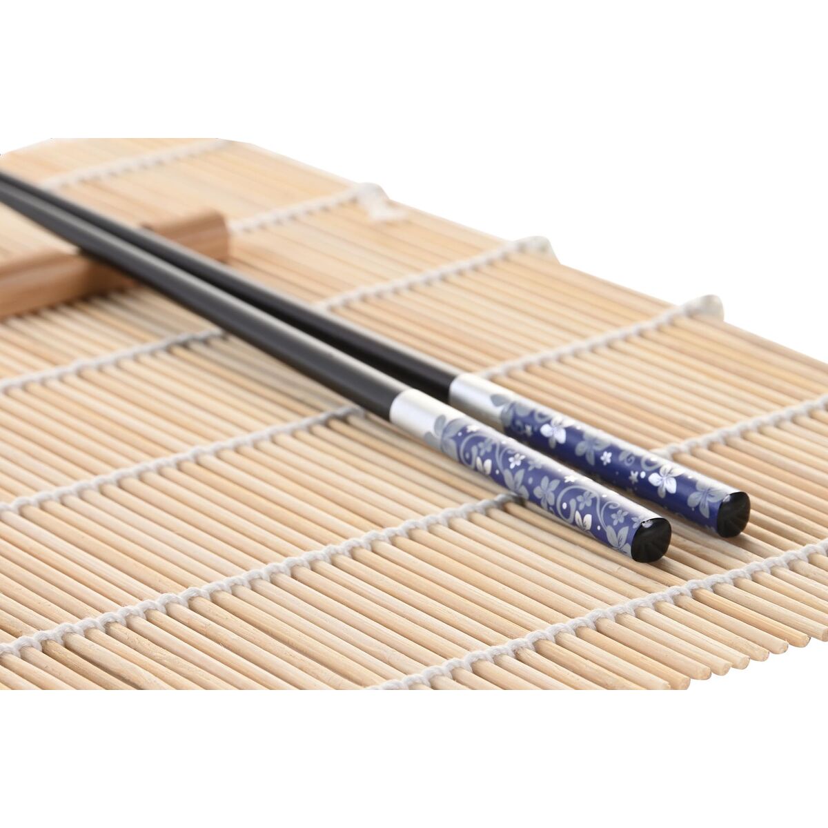 Sushisetti 16 osaa, keramiikka & bambu, sinimusta, 14,5×14,5×31 cm, itämainen