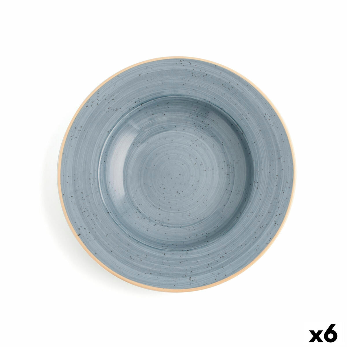 Syvä lautanen Ø 26 cm, keramiikka sininen, 6 kpl, keitto & ruoka Ariane Terra