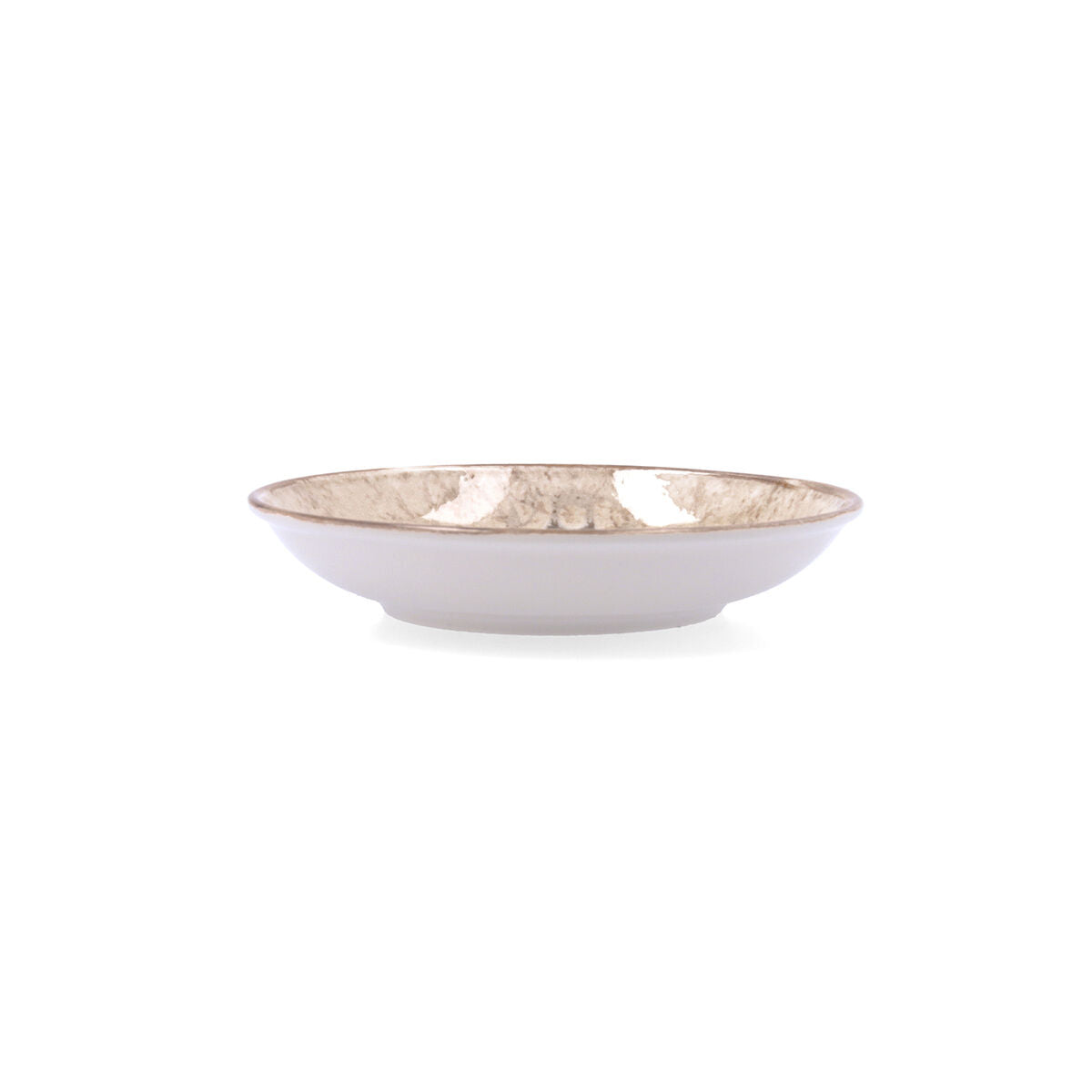 Syvät lautaset 6 kpl Ø20 cm, ruskea keramiikka, pinottavat & mikroaaltouuniin