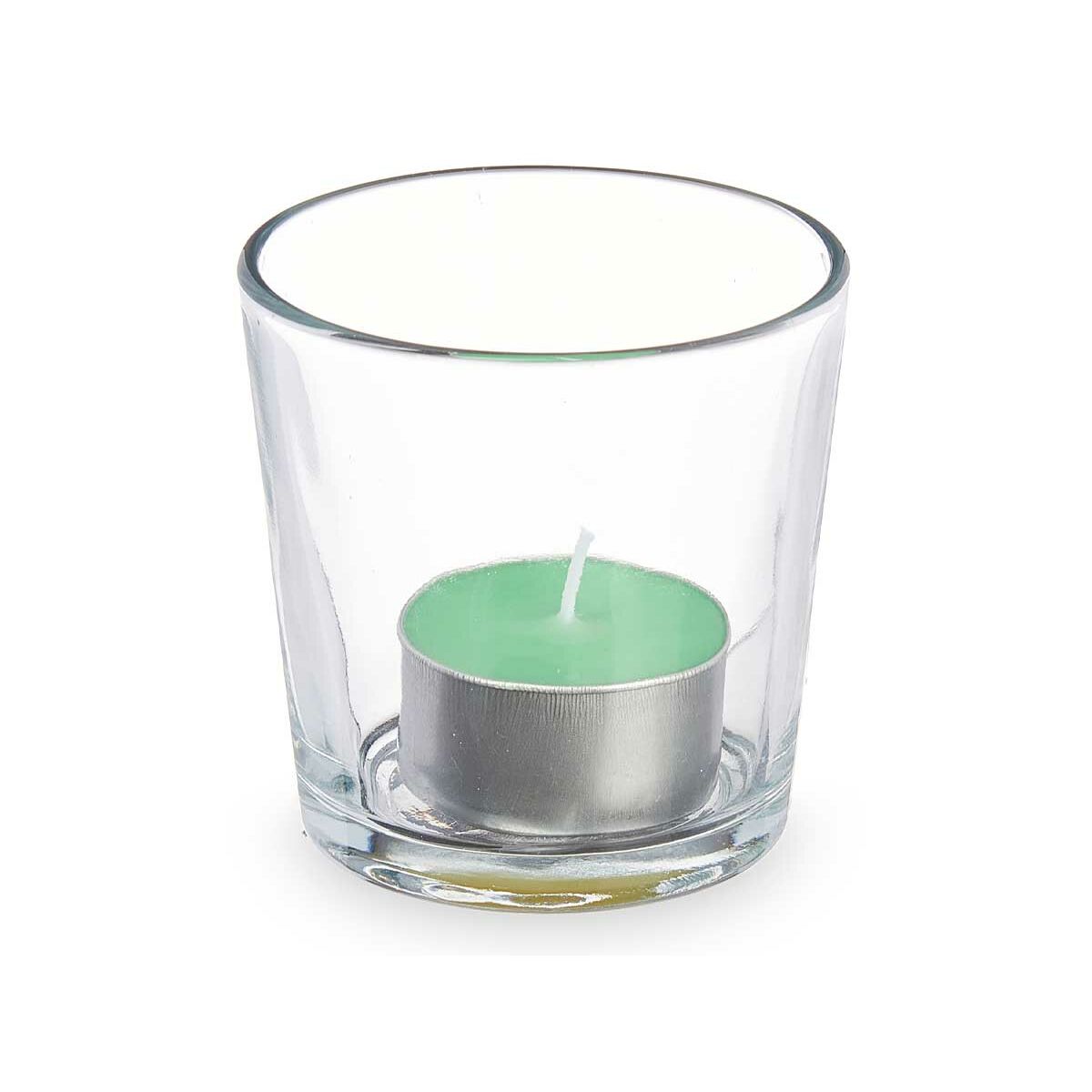 Tuoksukynttilä jasmiini, tealight 12 kpl - polttoaika 6 h, vihreä