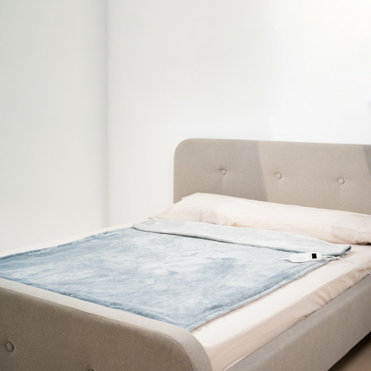 Lämpöpeitto 120 x 160 cm, 9 lämpöasetusta & ajastin, harmaa – lämpöpeitto ajastin – kuva 5