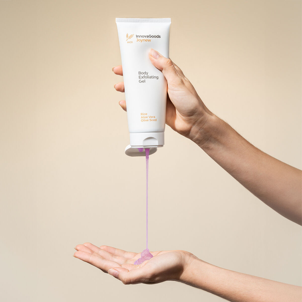 Vartalon kuorintageeli riisiuute & aloe vera 200ml, vegaaninen kaikille ihoille