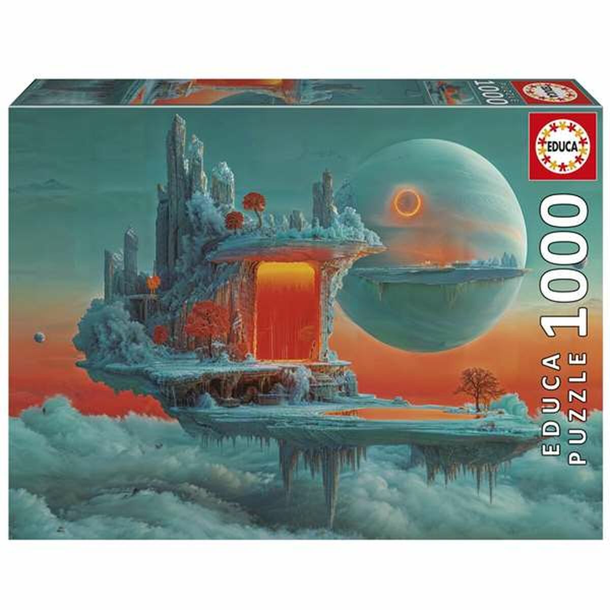1000 palan palapeli Fire & Ice -planeetta, avaruusmaisema aikuisille 14+ Educa