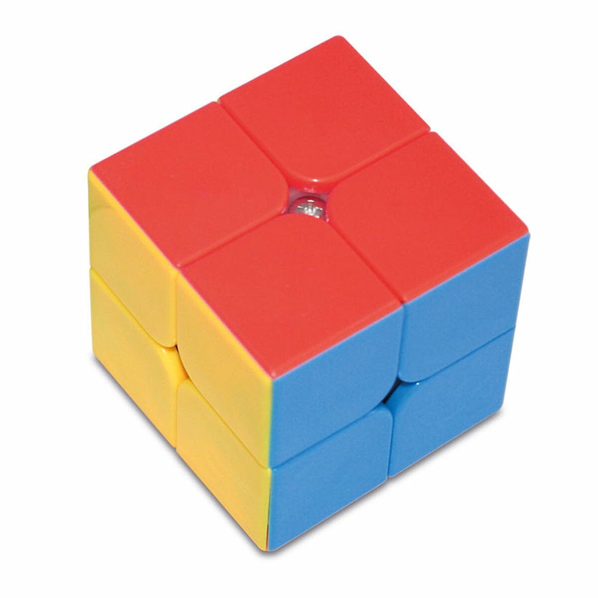 2x2 kuutio 3D-palapeli, värikäs opettava palapeli lapsille 6+