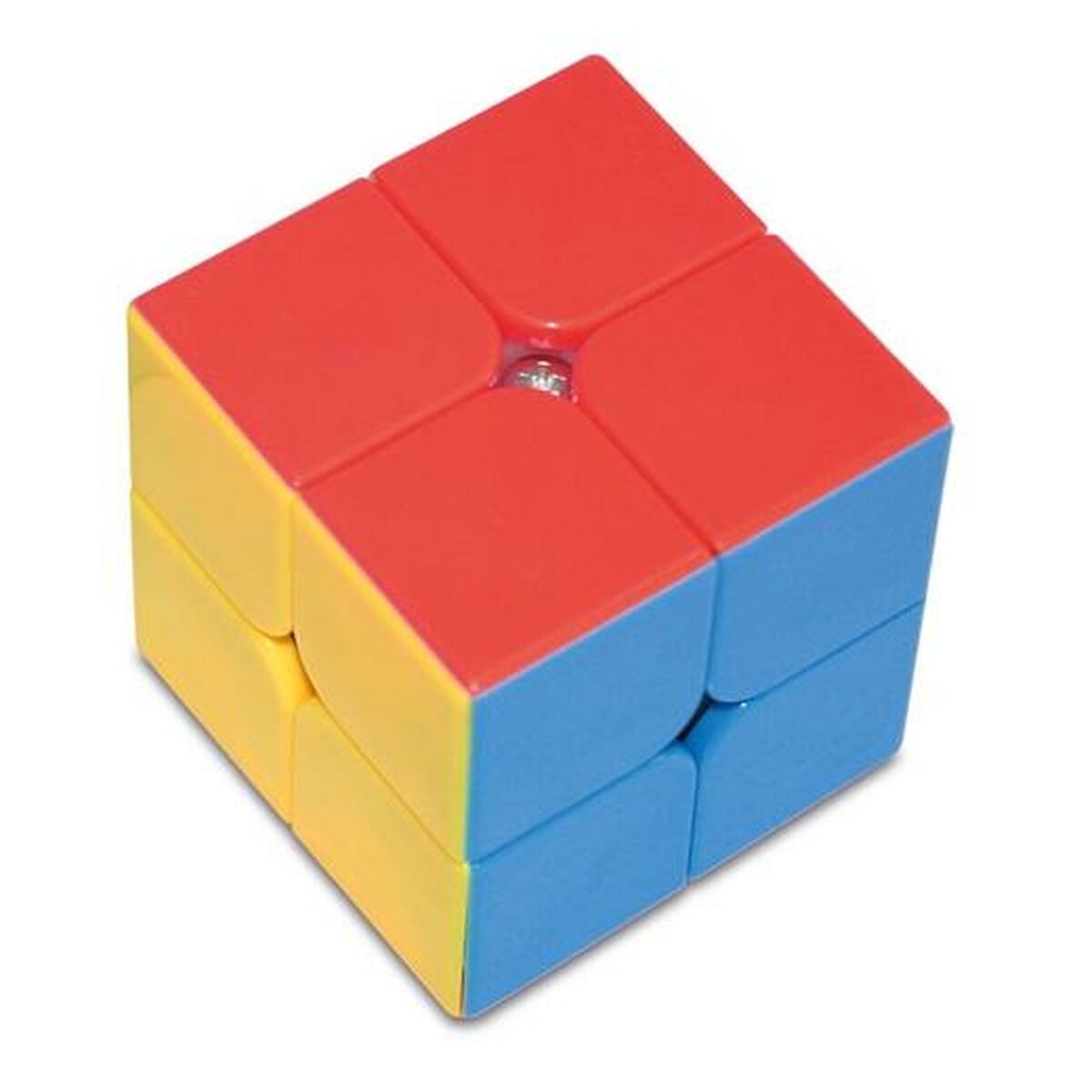 2x2 kuutio 3D-palapeli, värikäs opettava palapeli lapsille 6+