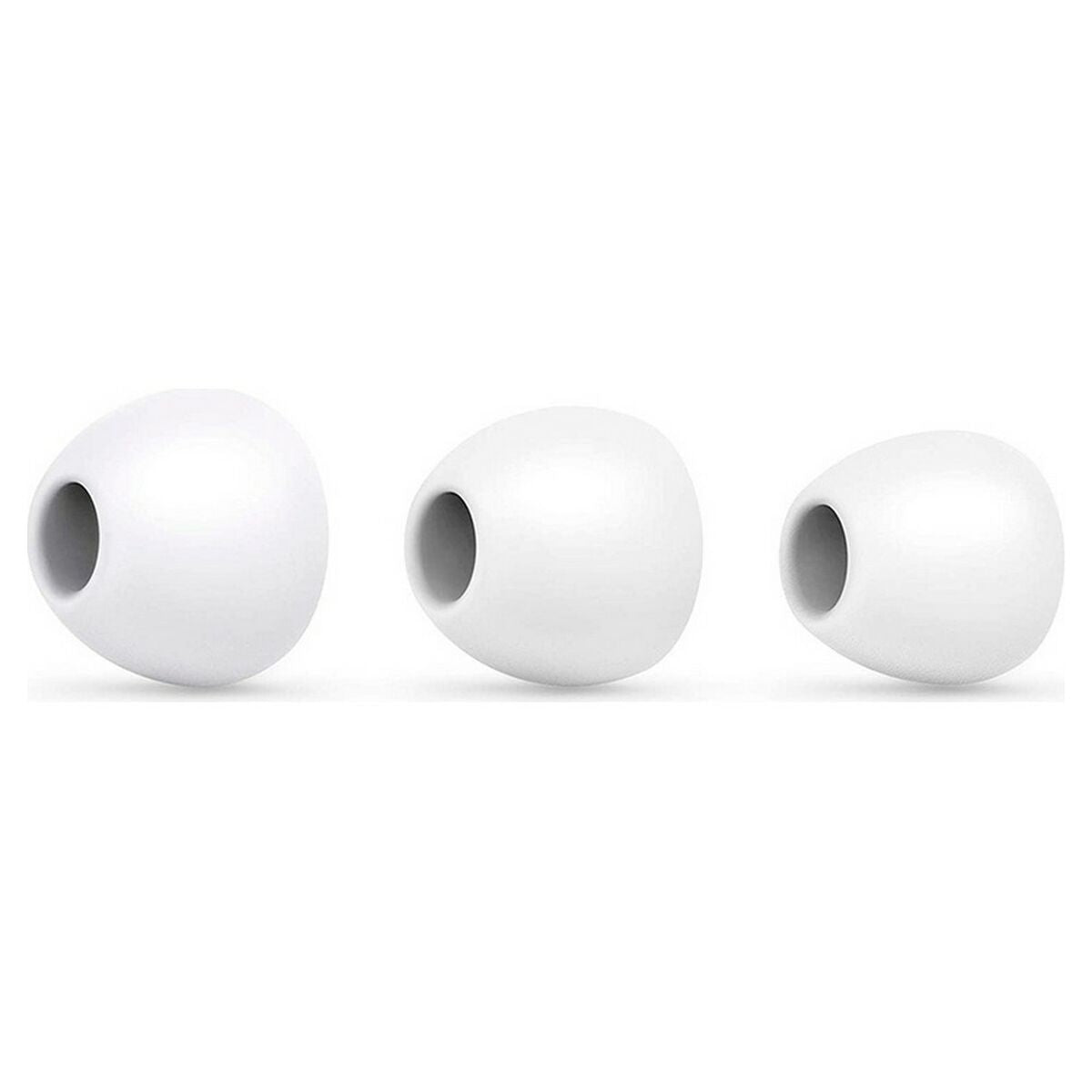 3,5 mm nappikuulokkeet, valkoinen silikonipäällyste, mikrofonilla, Philips