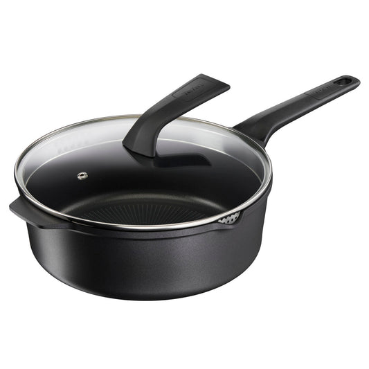 Sauté-paistinpannu 26 cm, induktioyhteensopiva, tarttumaton pinnoite, lasikannella – paistinpannu induktioyhteensopiva – k…