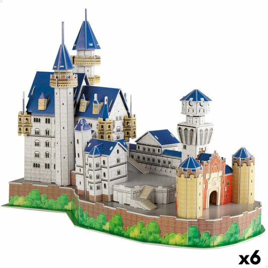 3D-palapeli Swan Castle, 95 palaa, palapeli-linna 43,5 x 33 x 18,5 cm, lapsille