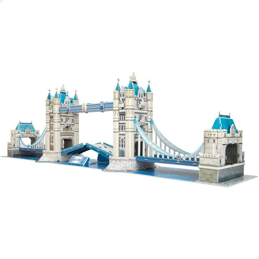 3D-palapeli Tower Bridge, 77,5×23×18 cm, kartonki, rakennettava, 3+