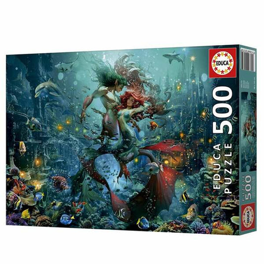 500 palan palapeli Atlantis, meriaihe merenneidot, aikuisille & teini-ikäisille