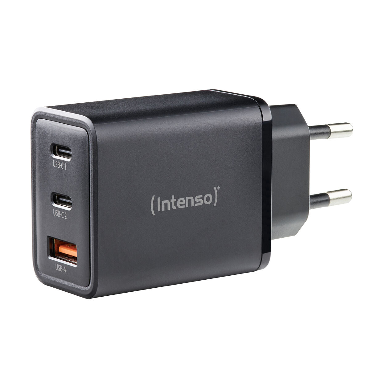 65 W USB-C seinälaturi, 3-porttinen EU-pistoke – älypuhelimille & kannettaville