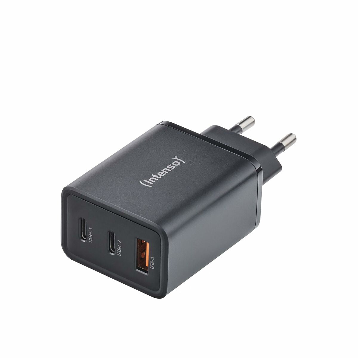 65 W USB-C seinälaturi, 3-porttinen EU-pistoke – älypuhelimille & kannettaville