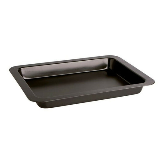 Tarttumaton uunivuoka 42 x 32 x 4 cm, metallia, musta - astianpesukoneen kestävä – leivontavälineet uunivuoka – kuva 1