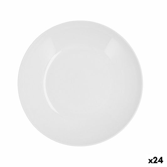Syvä lautanen 23 cm muovinen, 24kpl, tiskikoneeseen, ei mikroaaltouuniin