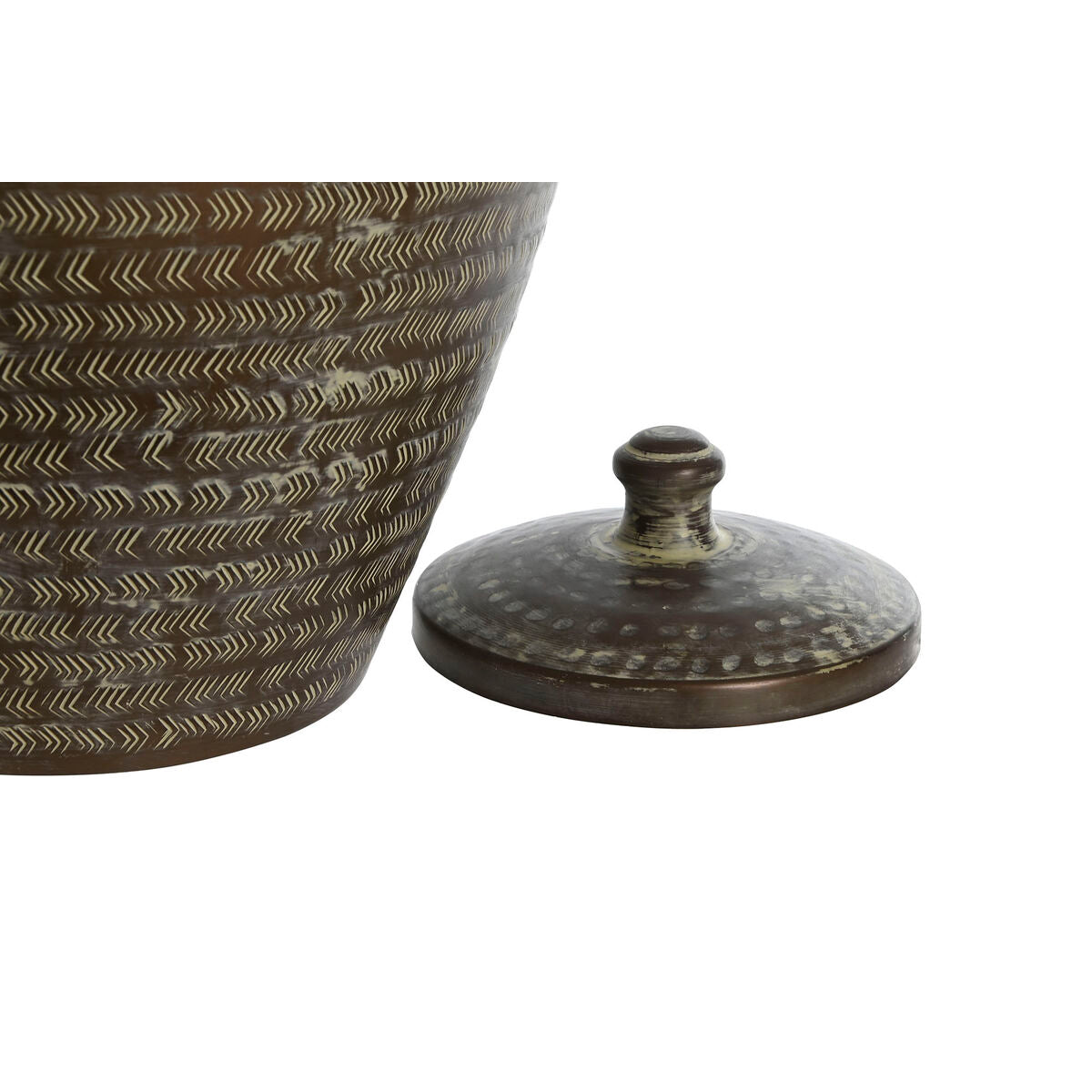 Maljakko kuviopintainen alumiini vihreä 40×40×49 cm, korkea sisustusmaljakko