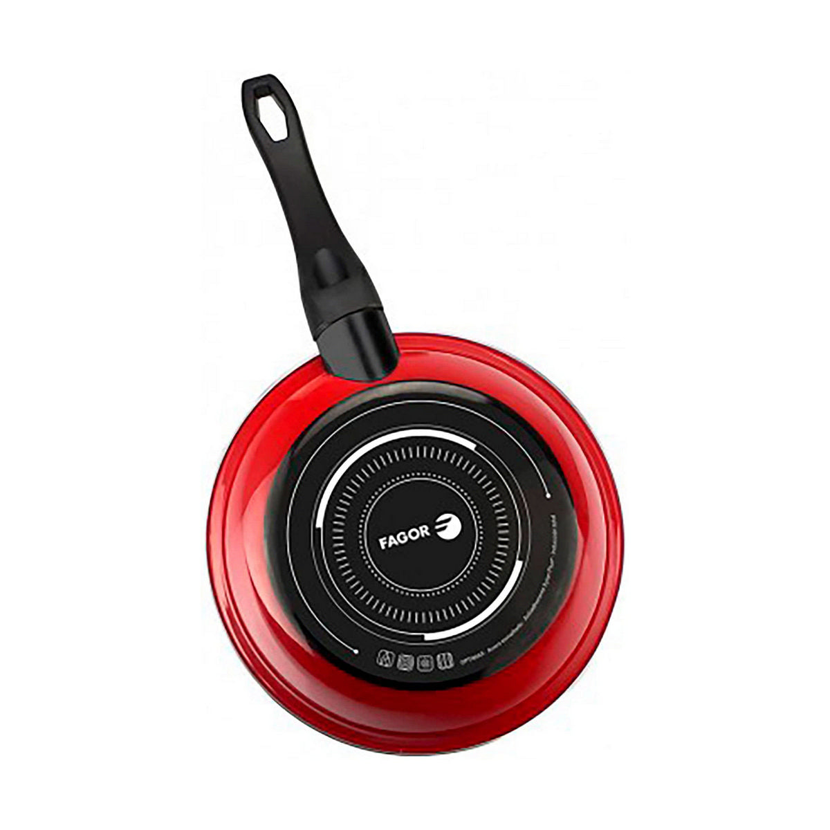 Tarttumaton paistinpannusetti induktiolle, 3 kpl 20-28 cm, PFOA-vapaa, punainen - Fagor – PFOA-vapaa pinnoite non-stick pi…