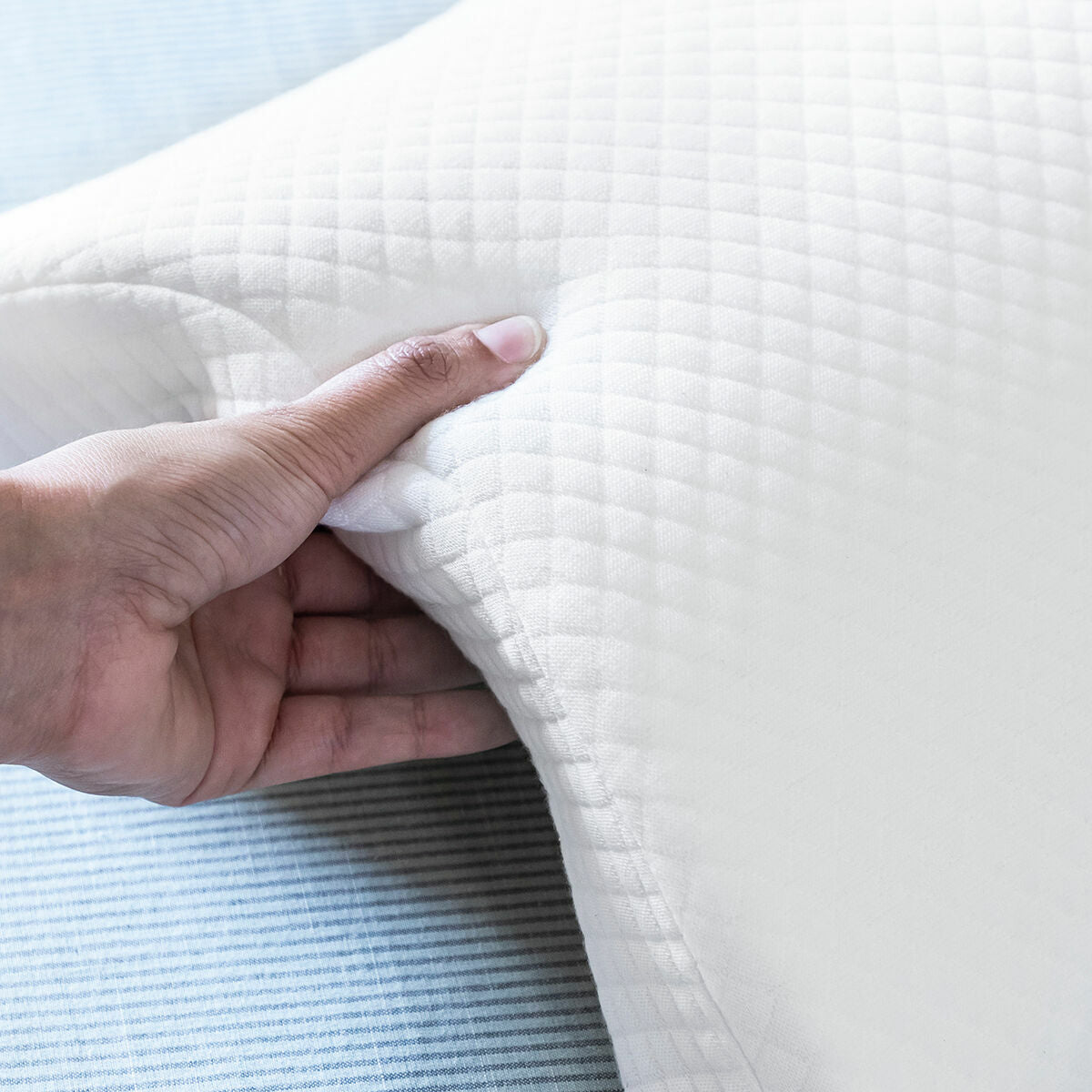 Viskoelastinen niskatyyny pariskunnille, ergonominen muistivaahto &amp; pestävä päällinen – joulu muistivaahtotyyny – kuva 13