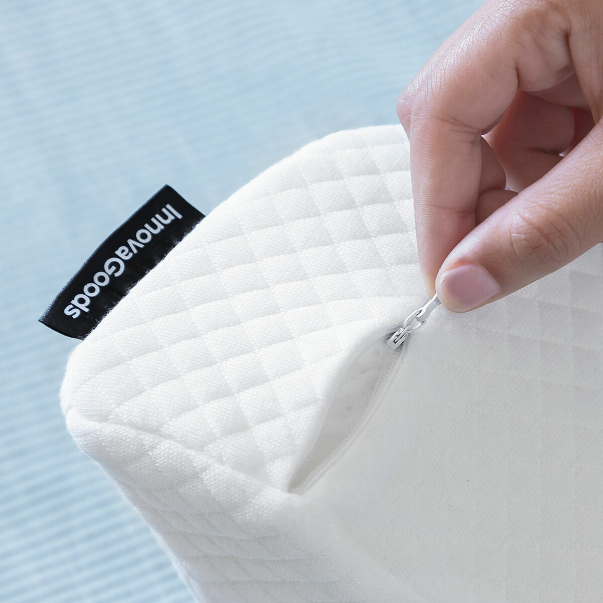 Viskoelastinen niskatyyny pariskunnille, ergonominen muistivaahto &amp; pestävä päällinen – niskatuki lahja naiselle – kuva 9