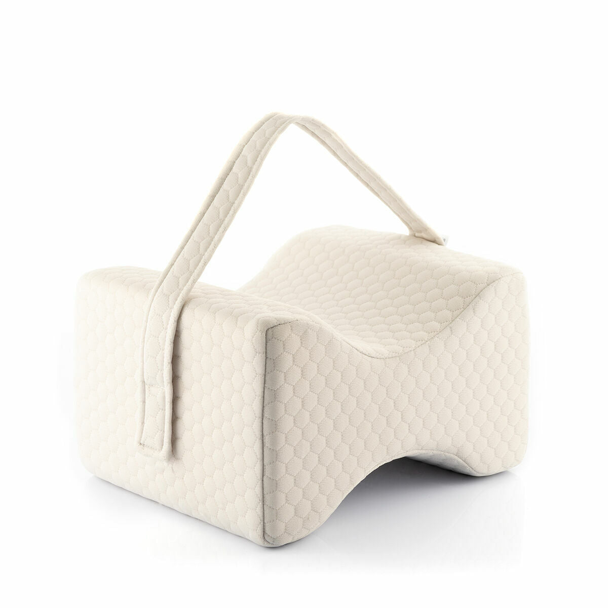 Polvityyny muistivaahdolla, kiinnitysremmillä - ergonominen jalkatyyny 25,2 x 15,4 x 21 cm – jalkatuki lahja naiselle – ku…