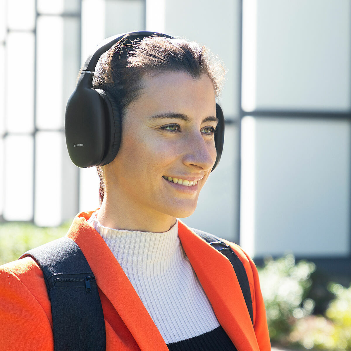 Taitettavat langattomat kuulokkeet Bluetooth 5.3, mikrofoni & AUX, pehmuste – USB-C-lataus matkakuulokkeet – kuva 3