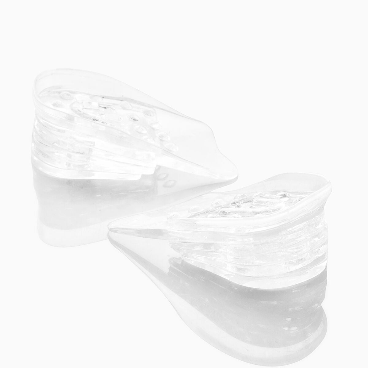Pituutta lisäävät silikonipohjalliset 5 cm, 10 kpl, läpinäkyvät unisex – kenkien korokkeet silikonipohjalliset – kuva 4