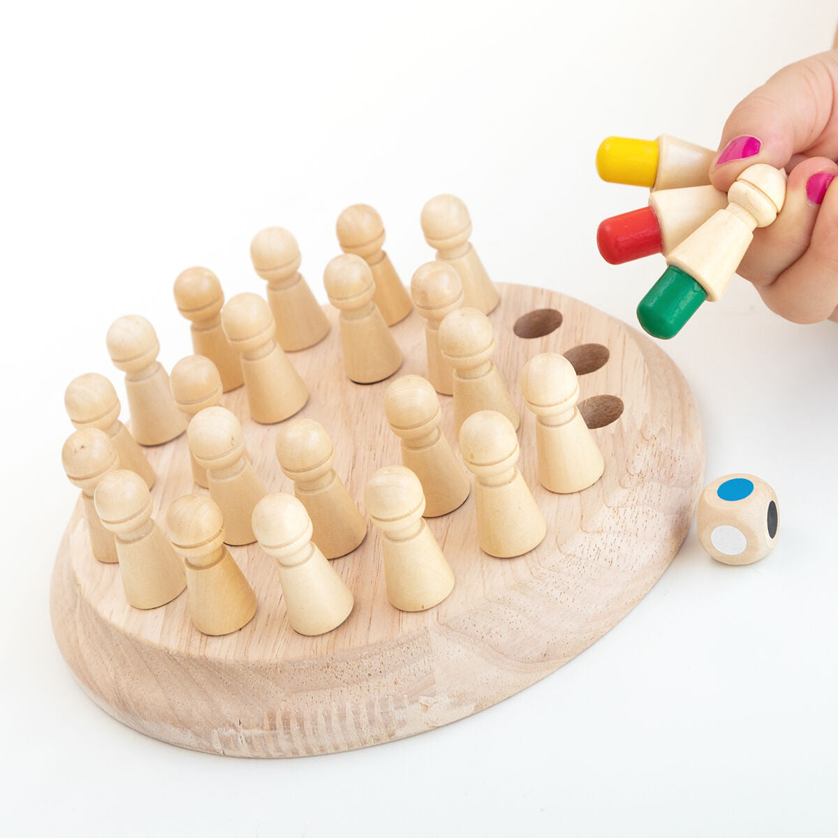 Puinen muistipeli 26 osaa, montessori-mallinen lasten opettava peli 3+ – puinen lelu opetuspeli – kuva 3