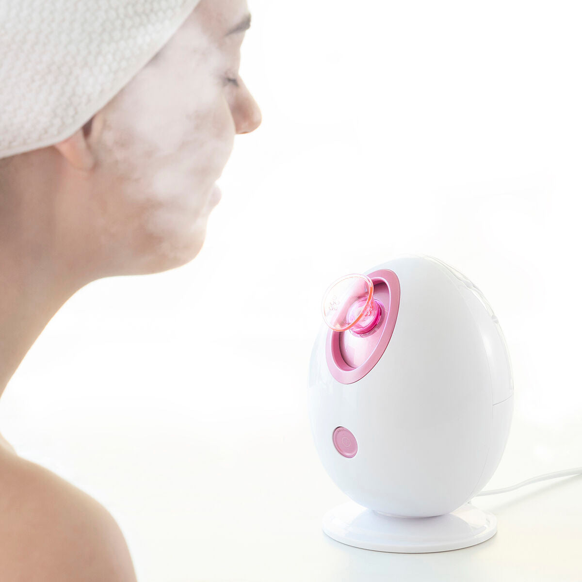 Kasvosauna, höyryhoito 90 ml 40 °C, irrotettava säiliö – kotikäyttö – kasvosauna syväkosteutus – kuva 3