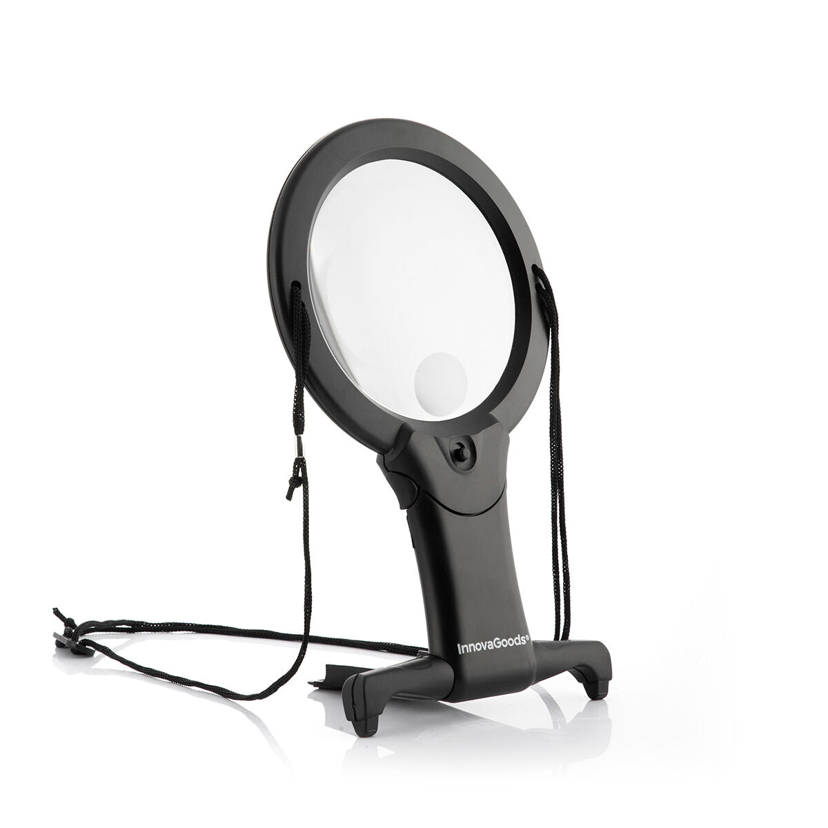 Suurennuslasi LED-valolla 2× & 5×, kaulanauhalla, kädet vapaana & askarteluun – handsfree-käyttö ompeluun ja käsitöihin – …