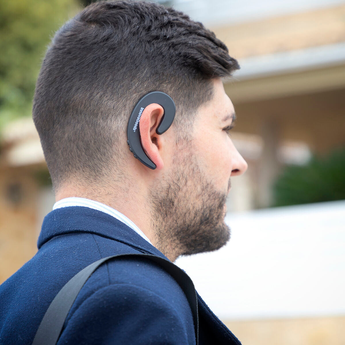 Avokorvakuuloke langaton Bluetooth 4.1, yksi korva, mikrofonilla, ultra-kevyt – Handsfree mikrofoni Langaton kuuloke – kuva 5