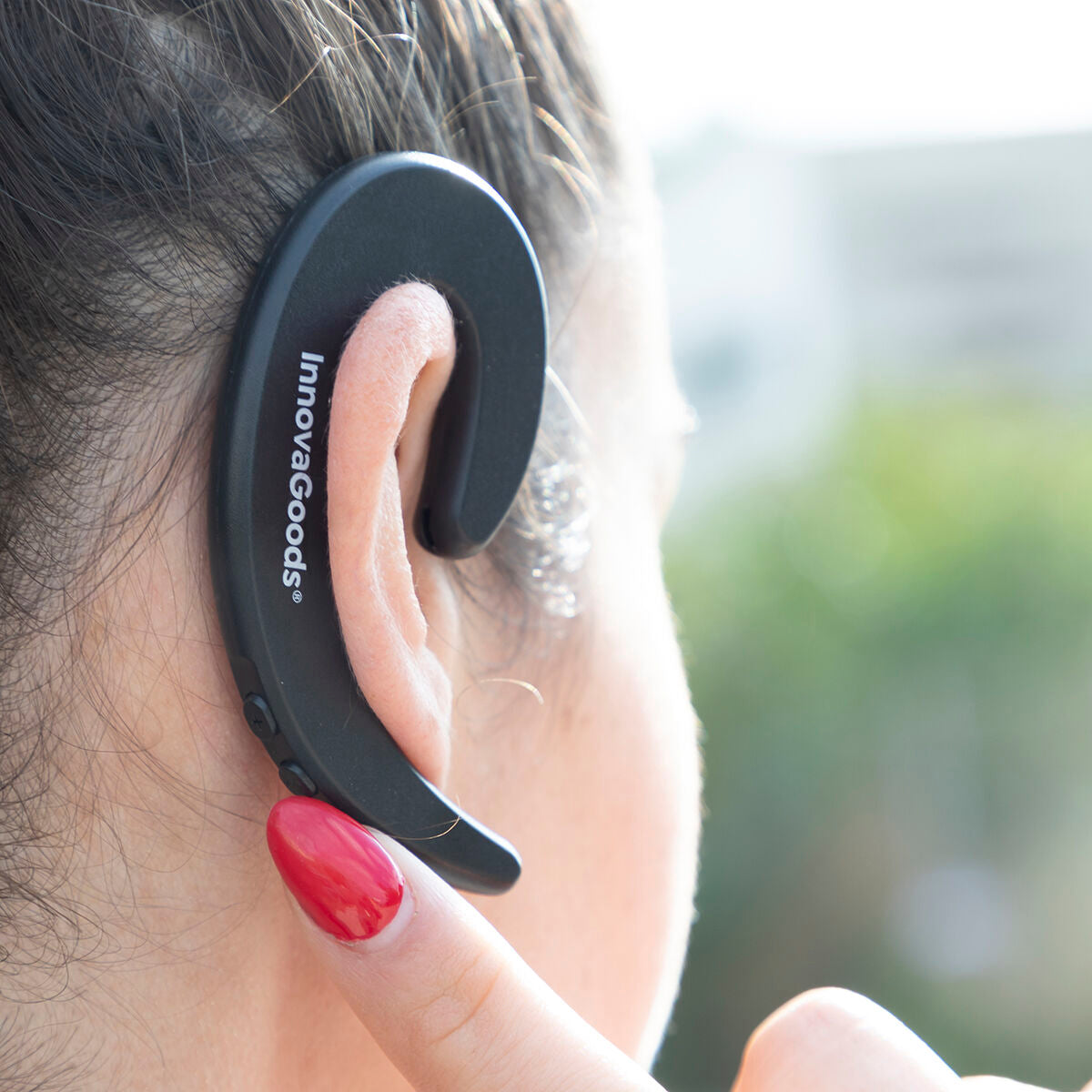 Avokorvakuuloke langaton Bluetooth 4.1, yksi korva, mikrofonilla, ultra-kevyt – Avokorvakuuloke Bluetooth 4.1 – kuva 3