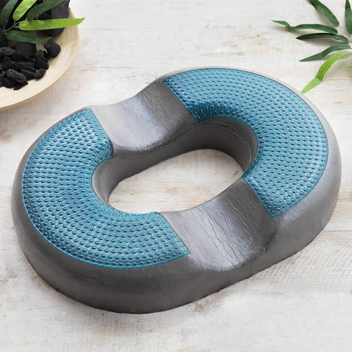 Ortopedinen istuintyyny bambuhiilellä ja jäähdyttävällä geelillä - ergonominen 47×34×7 cm – häntäluun tyyny ortopediset tu…