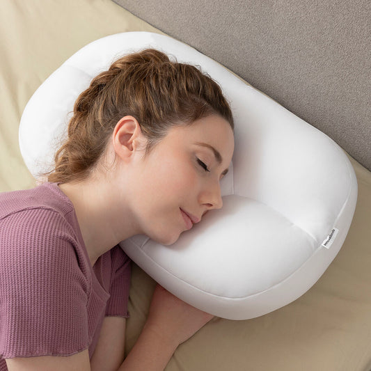 Ryppyjä ehkäisevä tyyny, ergonominen 3D-pilvi matkalle & niskalle ultrakevyt – lahja naiselle ergonominen tyyny – kuva 1