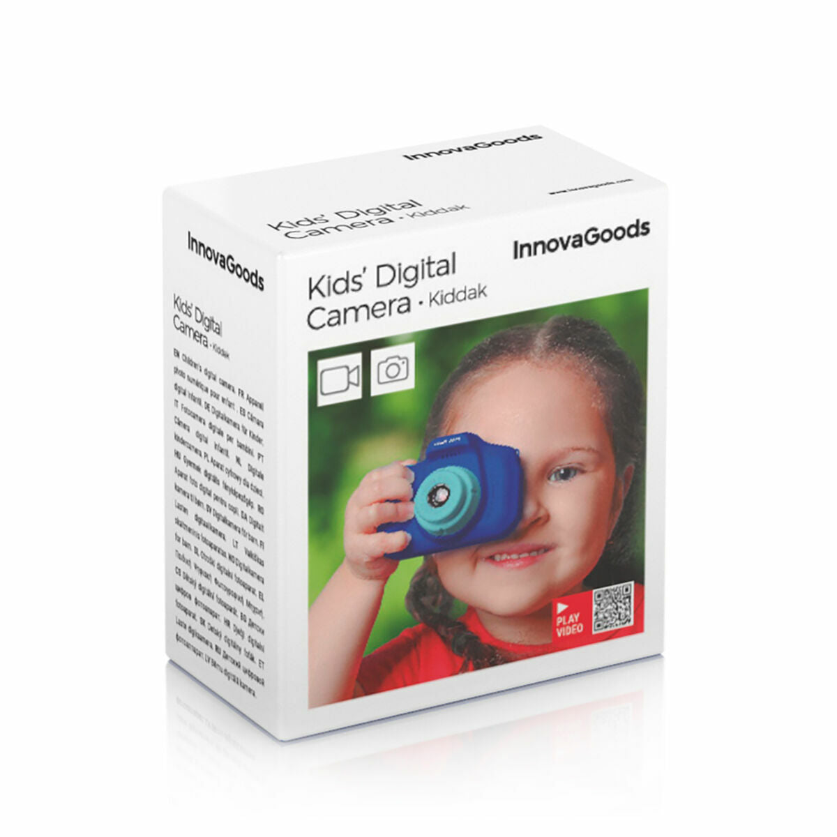Lasten digikamera ladattava, 3 Mpx 1080p, 2 tuuman näyttö, pelit, microSD 32GB – 2 tuuman näyttö 1080p videot – kuva 2
