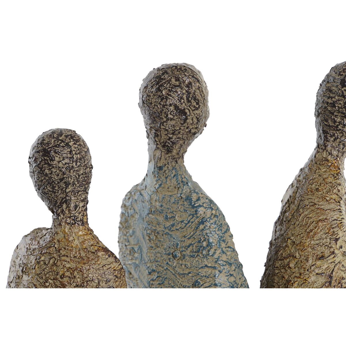 Koristepatsas afrikkalainen nainen, hartsi monivärinen 33,5×14,5×41 cm