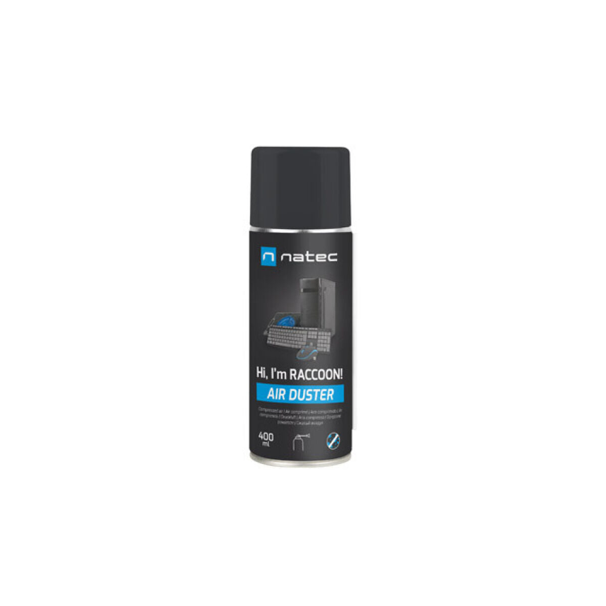 Air duster 400 ml, paineilma elektroniikalle & tietokoneiden puhdistukseen