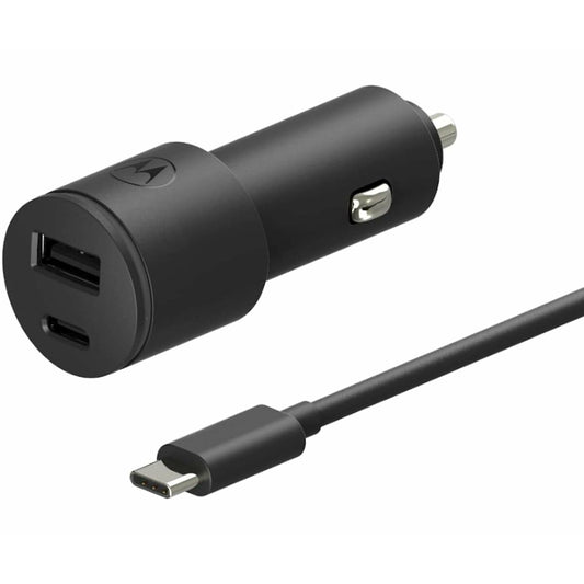 Autolaturi 45 W USB-C + USB-A kaksoisportti älypuhelimille & tabletteille