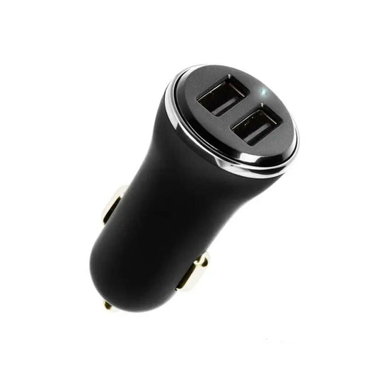 Autolaturi USB-C ja 2x USB, 2-porttinen autolaturi älypuhelimille, musta