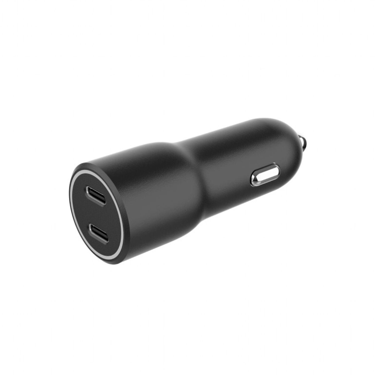 Autolaturi USB-C PD 2-porttinen, kaksois USB-C pikalaturi autoon, musta