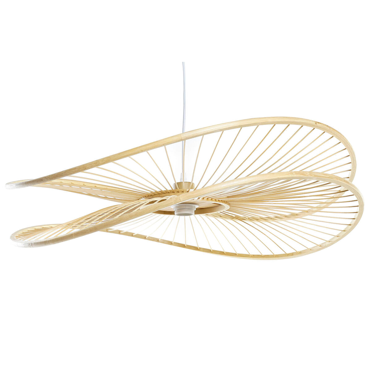 Bambu kattovalaisin luonnollinen 70 x 65 x 23 cm, ruokailutilaan & olohuoneeseen