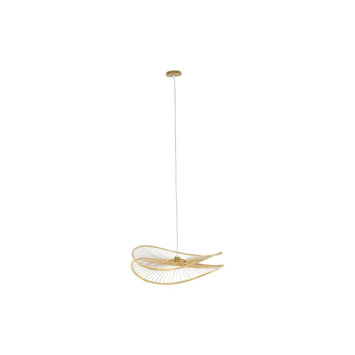 Bambu kattovalaisin luonnollinen 70 x 65 x 23 cm, ruokailutilaan & olohuoneeseen